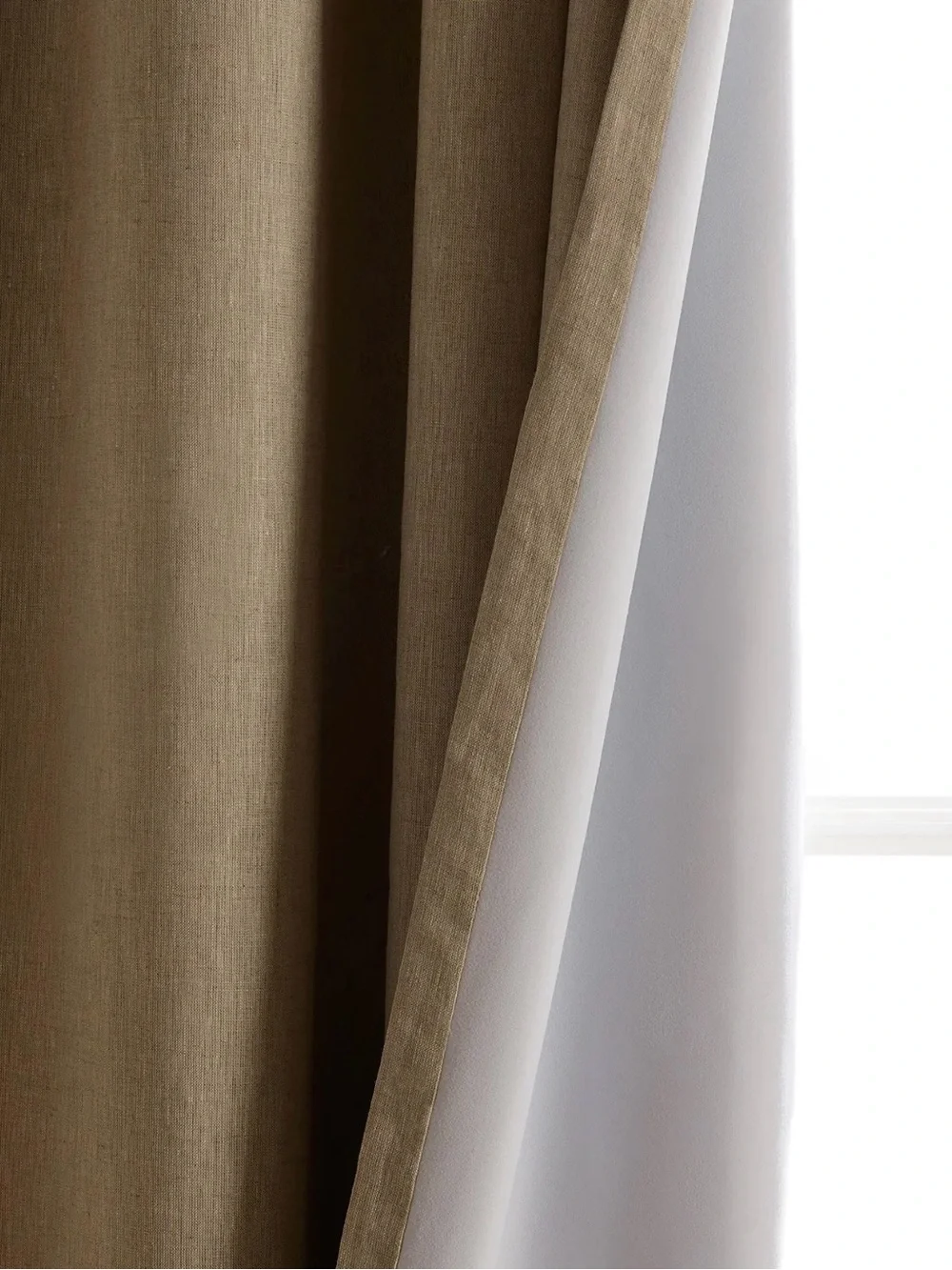 Quince European Linen Flax Grommet Blackout Drapery Panel - Retail $92